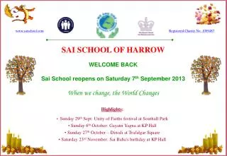 SAI SCHOOL OF HARROW