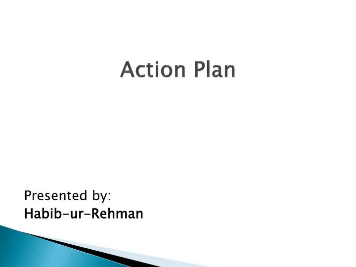 action plan