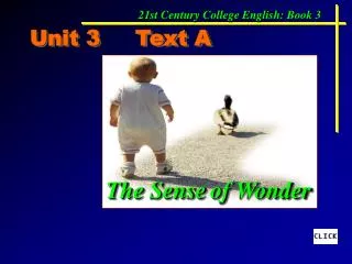 Unit 3	Text A