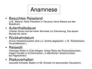 anamnese