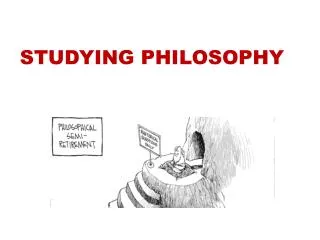STUDYING PHILOSOPHY