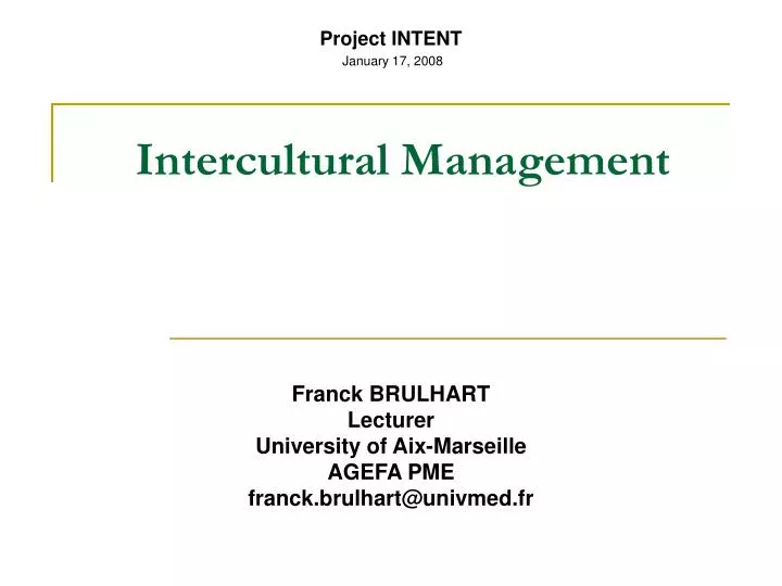 franck brulhart lecturer university of aix marseille agefa pme franck brulhart@univmed fr