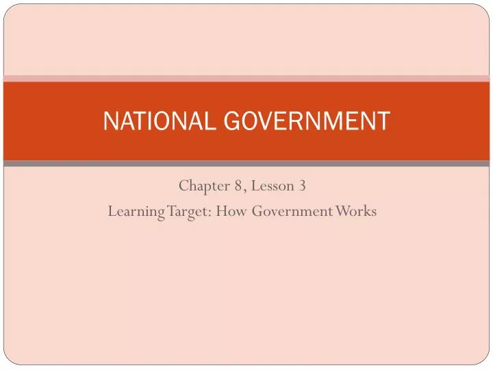 national government