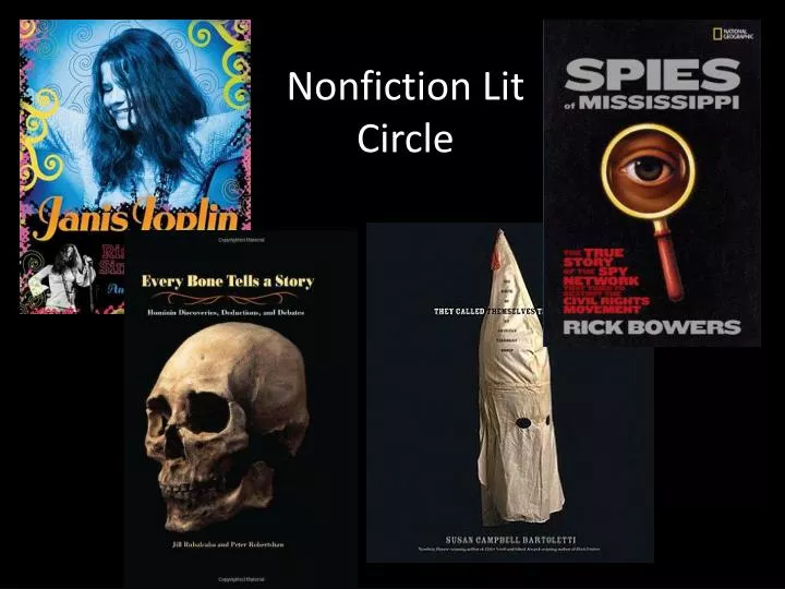 nonfiction lit circle