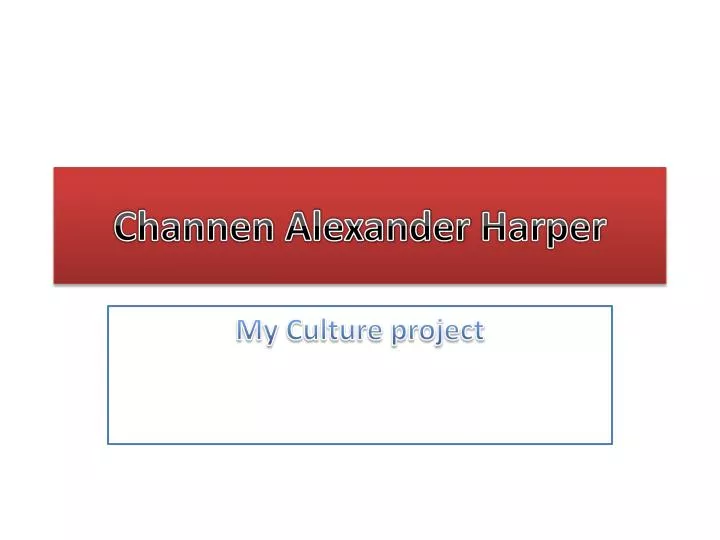 channen alexander harper