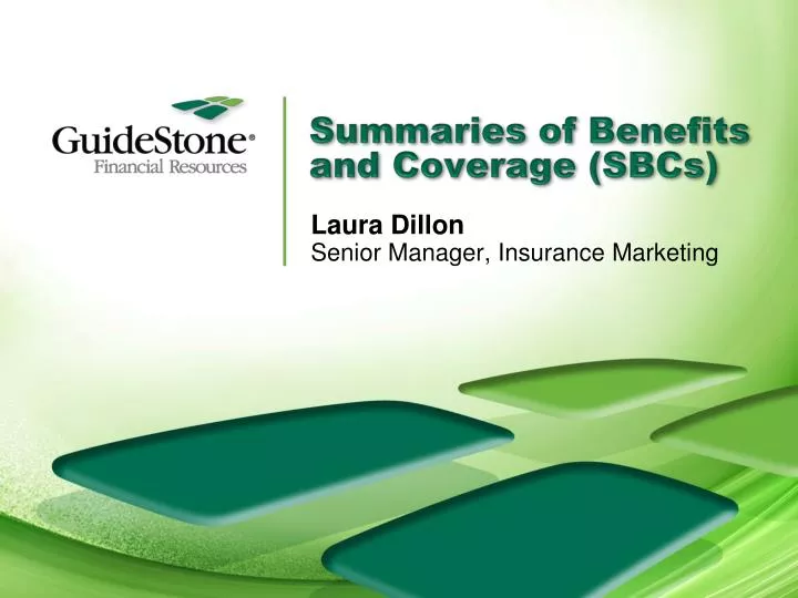 summaries of benefits and coverage sbcs