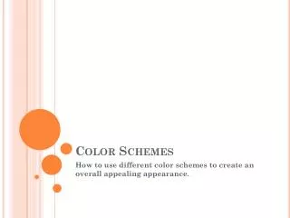 color schemes