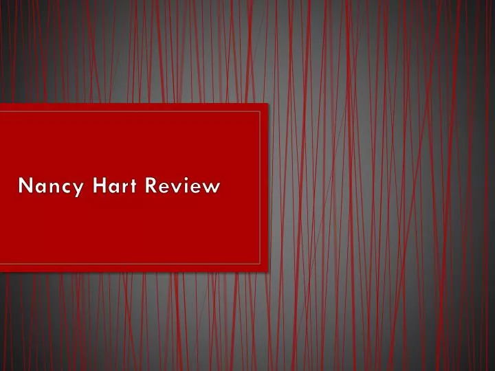 nancy hart review