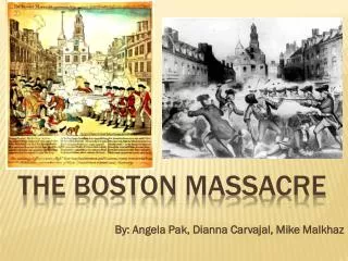 The boston massacre