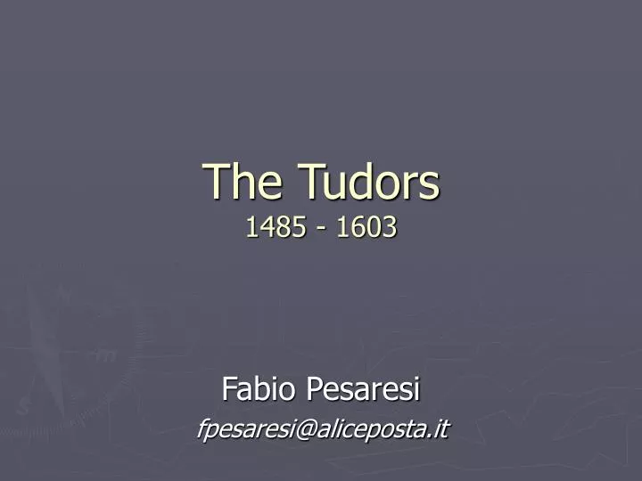 the tudors 1485 1603