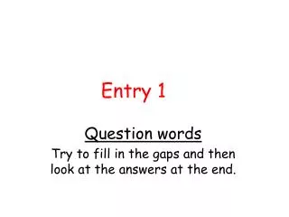 entry 1