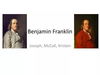 benjamin franklin