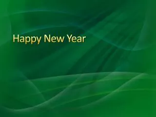 happy new year