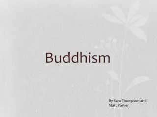 Buddhism