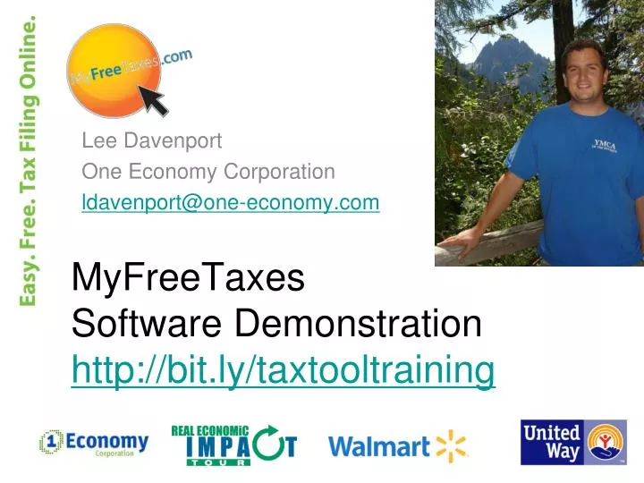 myfreetaxes software demonstration http bit ly taxtooltraining