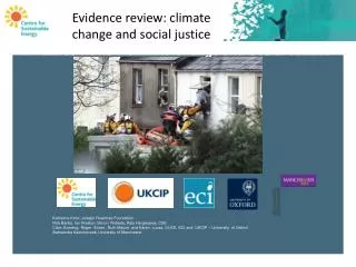Evidence Review Climate Change and Social Justice