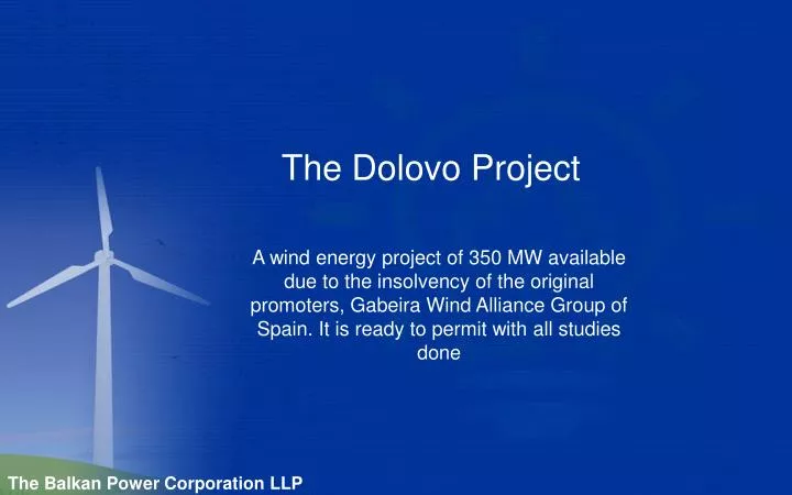 the dolovo project