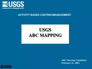 USGS ABC MAPPING