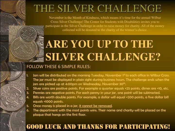 the silver challenge