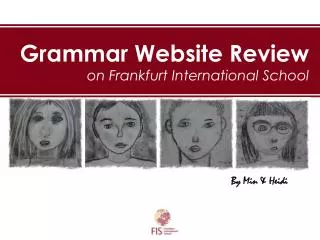 Grammar Website Review on Frankfurt International School