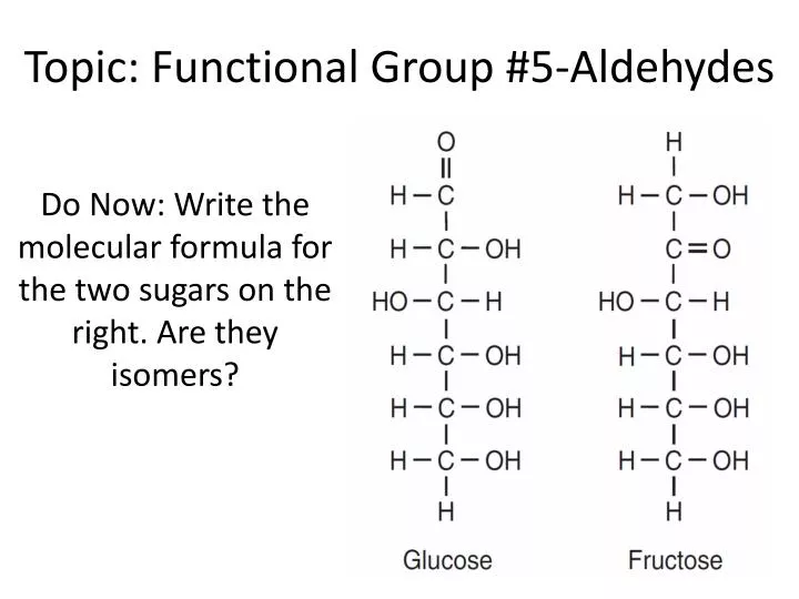 topic functional group 5 aldehydes