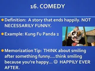 16. COMEDY