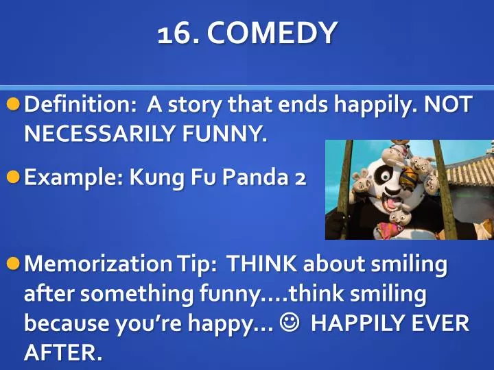 16 comedy