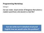 Visual Hangman from Text File Challenge - slide 1