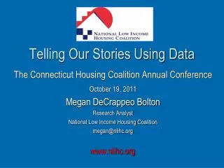 telling our stories using data