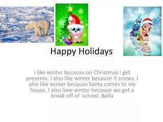 happy holidays