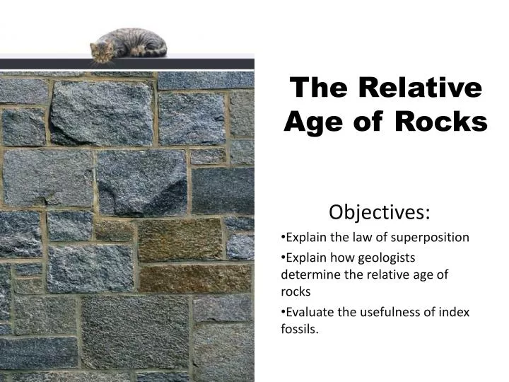 the relative a ge of rocks