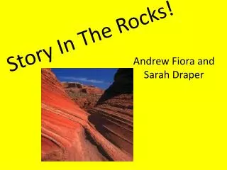 Story In The Rocks!