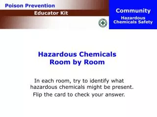 Hazardous Chemicals Room by Room
