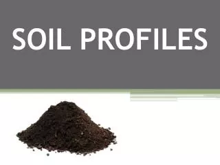 SOIL PROFILES