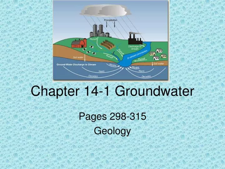 chapter 14 1 groundwater