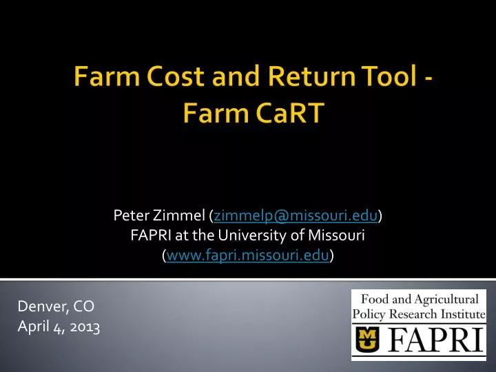 farm cost and return tool farm cart