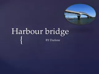 Harbour bridge