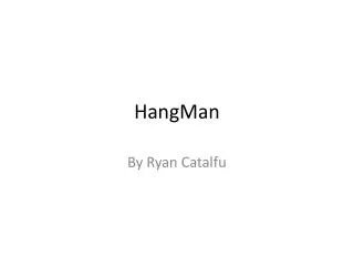 hangman