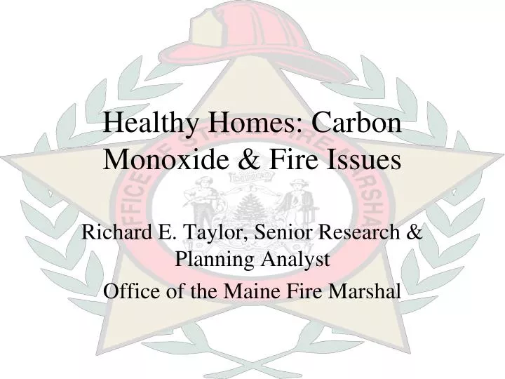 healthy homes carbon monoxide fire issues