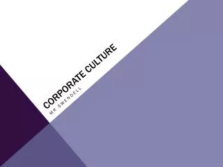 corporate culture