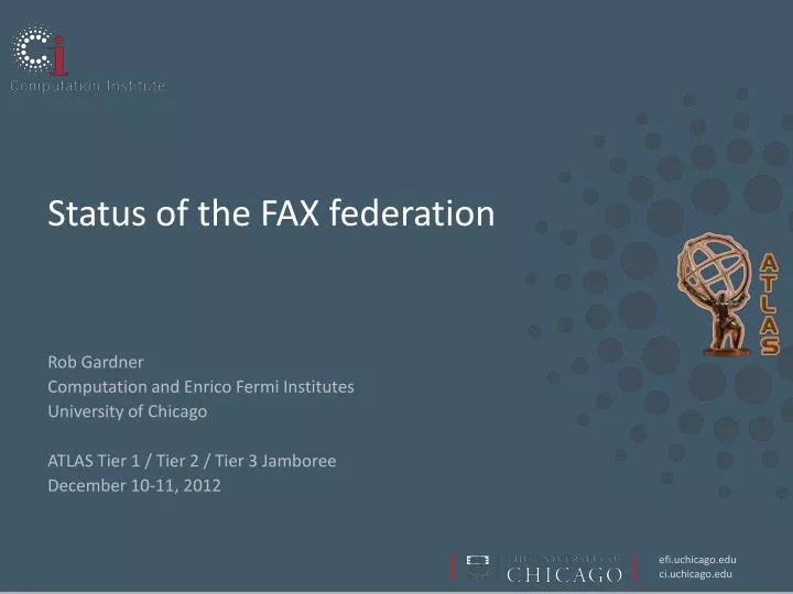 status of the fax federation