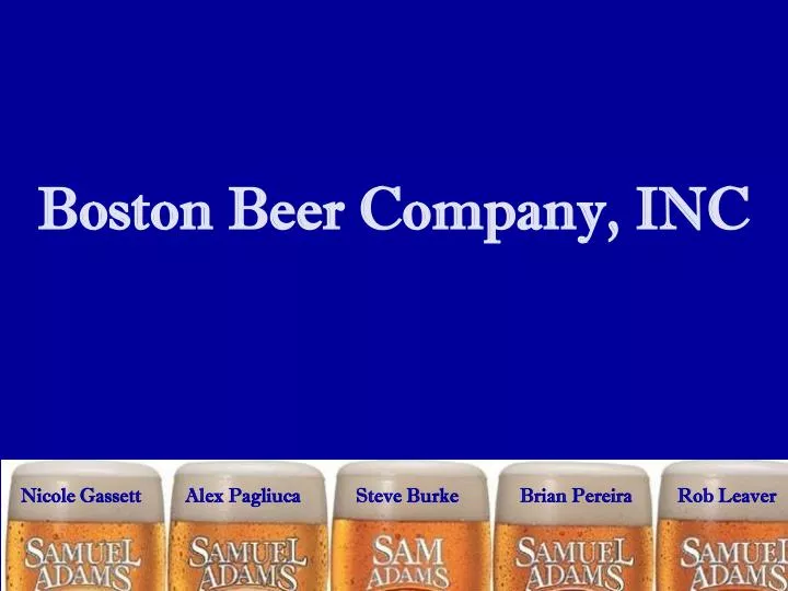 boston beer company inc