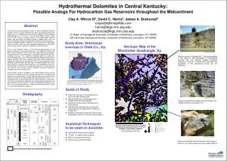 Hydrothermal Dolomites in Central Kentucky: