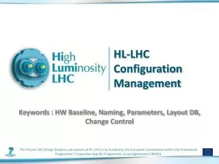 HL-LHC Configuration Management