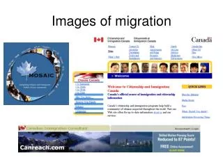 Images of migration