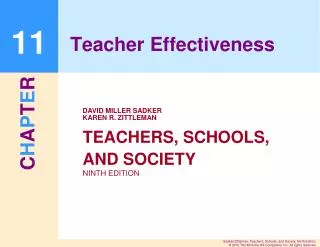 Teacher Effectiveness