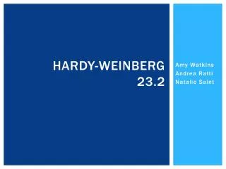 Hardy- weinberg 23.2