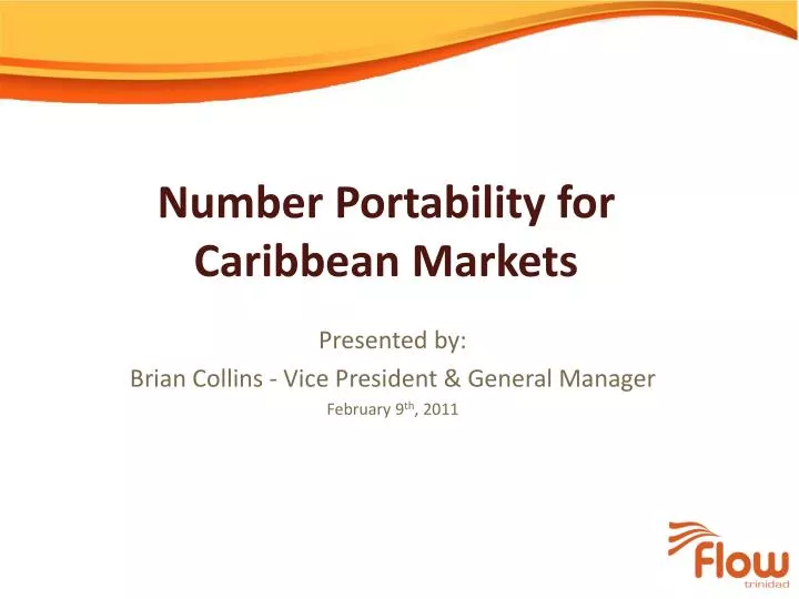 number portability for caribbean markets
