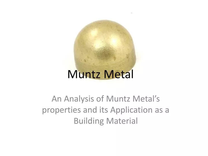 muntz metal