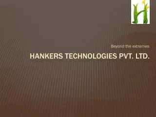 Hankers Technologies Pvt. Ltd.